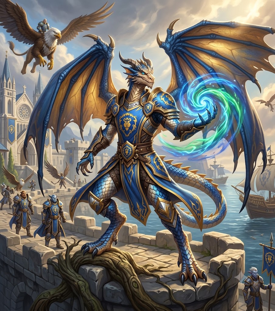 Banner Dracthyr Alleanza