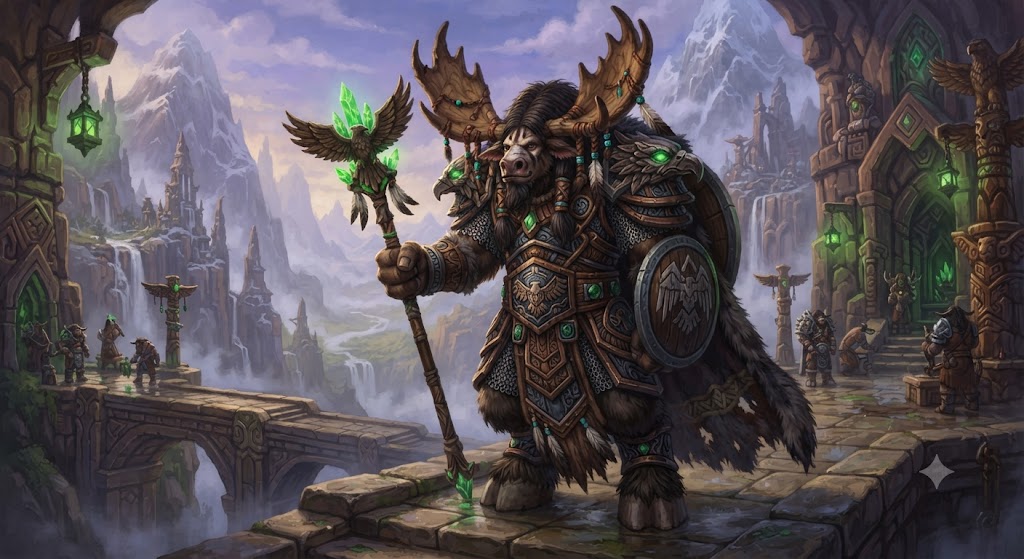 Banner Tauren di Alto Monte